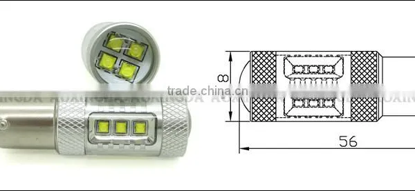 12~24V CREE 80W 1156 BA15S Turn Signal Light photo-3