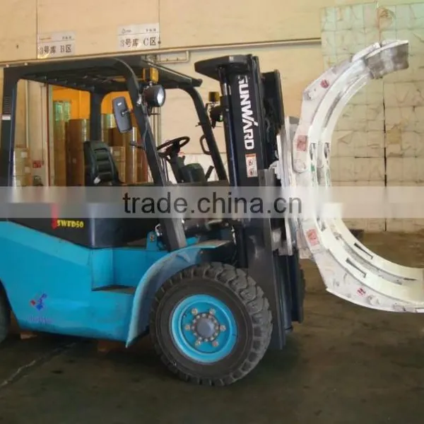 China Supplier Wholesale Positioned Short Arm Paper Roll Clamps for Forklift Trucks Use photo-4