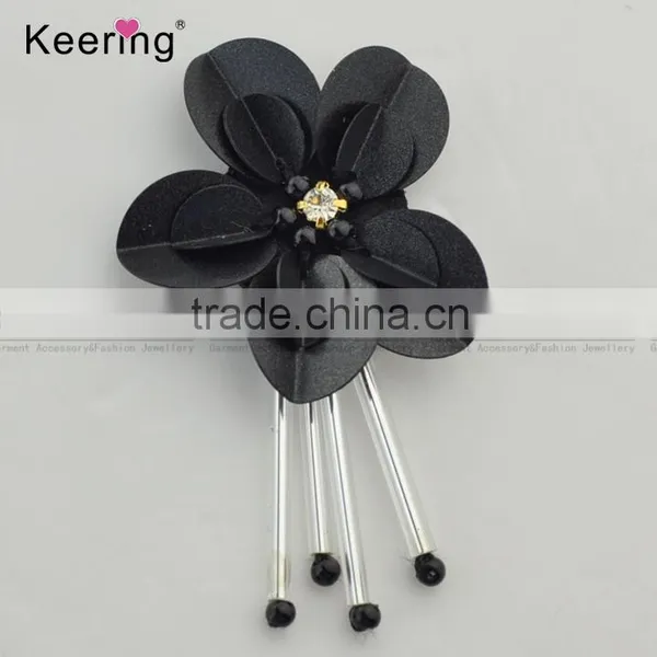 2017 Spring Sequin Flower Patch Design Applique for Decoration WPHB-062 photo-2