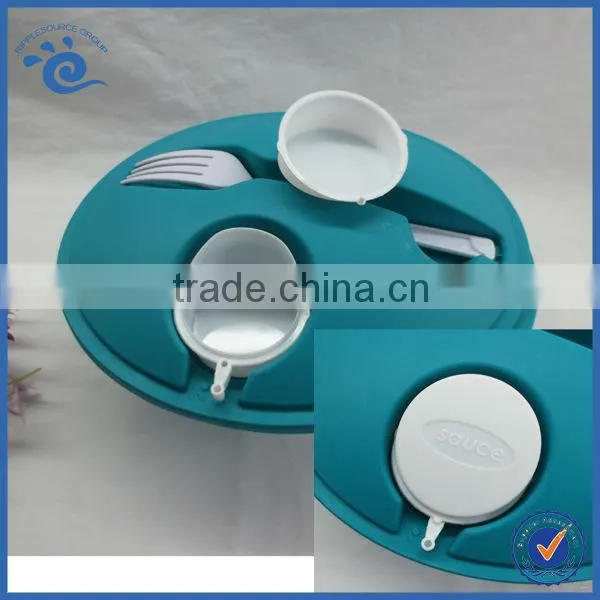 Plastic Fruit Salad Container With Fork photo-3