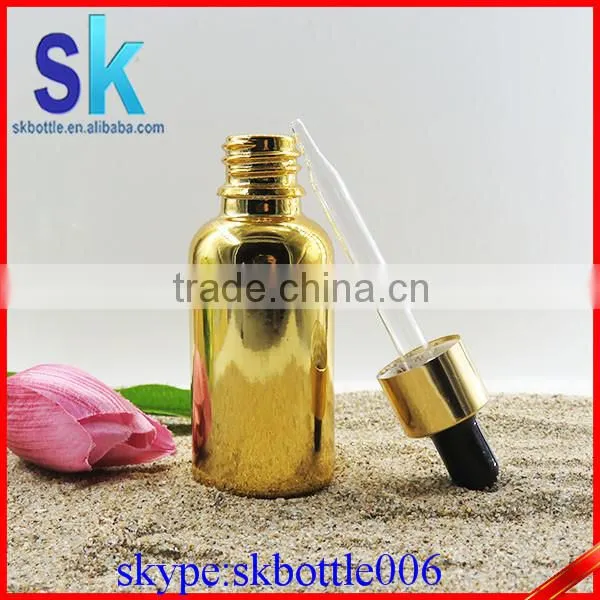 Golden Luxury 30ml Essential Oil Glass Bottle for Smoke Oil Supplier's Choice photo-4