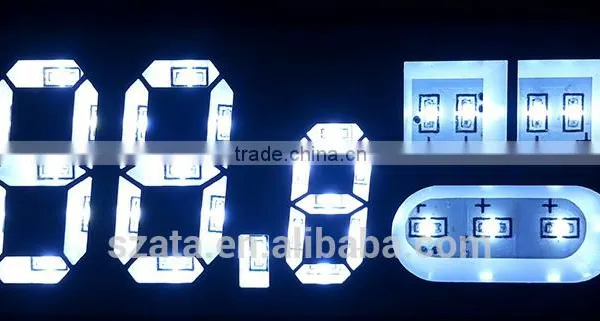 High Quality Custom SMD White 7 Segment Display for Water Heater photo-2