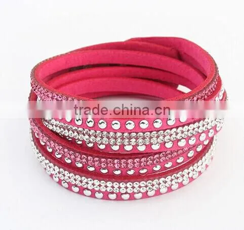 2016 Hot Custom Good Quality Fashional Multistory Leather Bracelet photo-4