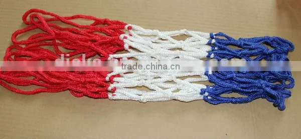 Nylon 3 Colored Red White Blue New Basketball Nets Goal Rim Mesh Good Quality photo-2