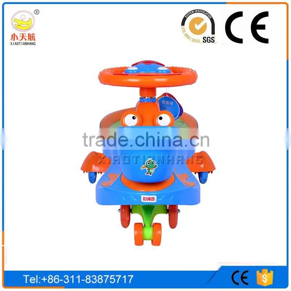 Simple Style Child Waggle Car With Mute PU Glittering Wheels, Passed CE, EN71, SGS Test, Kids Swaying Bike photo-4