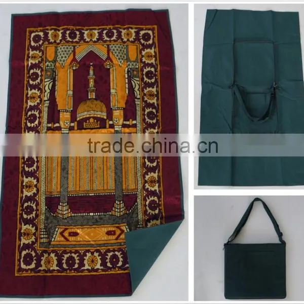 Prayer Carpet With Bag Hajj Gift photo-2