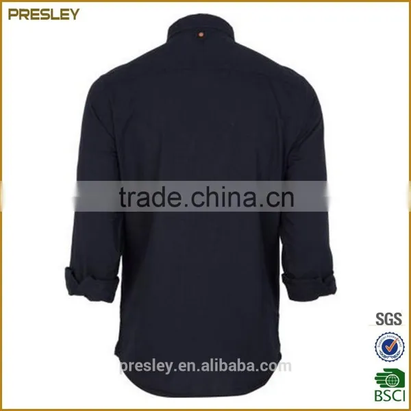 Wholesale Mens Dress Shirts Men Formal Long Sleeve Oxford Shirt From China photo-4