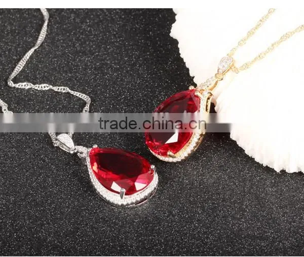 New 2016 Women Necklace Stone Stylish Pendant photo-4