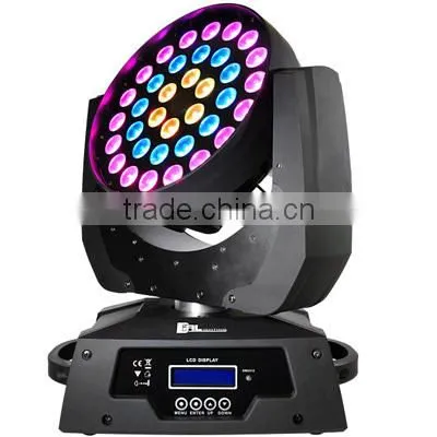 36*10W/15W/18W Led Zoom Wash Moving Head Light