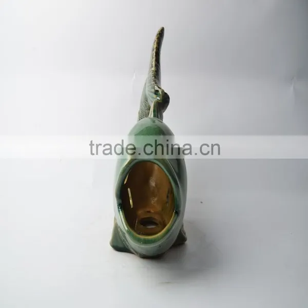 Personalized Ceramic Candle Holder With Fish Shape photo-2