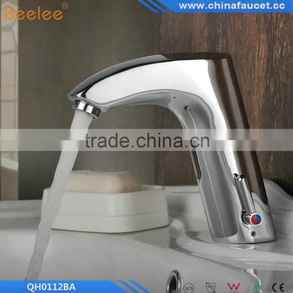 Bathroom Sink Faucet Brass Finish With Automatic Sensor (Hot and Cold)(QH0112BA) photo-5