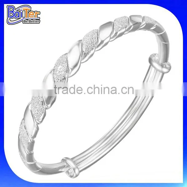 Fashionable Design Charming 925 Silver Bangle Hot Sale 925 Sterling Silver Bangle photo-2