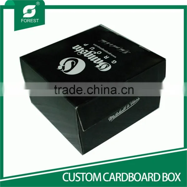 HIGH QUALITY BLACK SHOE PACKING BOX FOLDING CARDBOARD BOXES photo-6