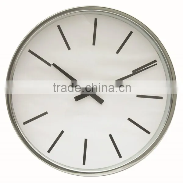 Metal Round Shaped Decorative Wall Mounted Clock photo-2