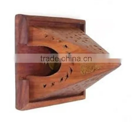 NAUTICAL DESIGNER DECORATIVE WOODEN INCENSE BURNER-HOME MADE BURNER-HANDMADE BURNER NWIB006 photo-2