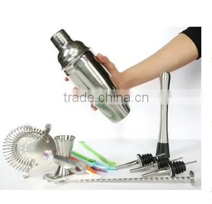 550ml Wine Set Stainless Steel 5 Piece Set Cocktail Shaker photo-4