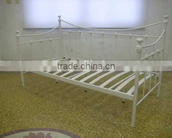 bedroom furniture white wood slat bed bese metal bed frame kids wall bed