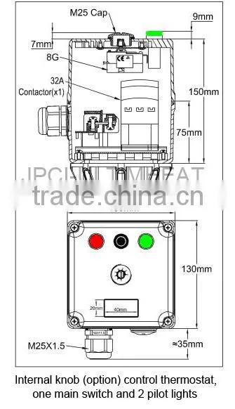 Type 9SWM, Extra Short Immersion Heater , Coiled Heating Elements Dia. 8 mm photo-4