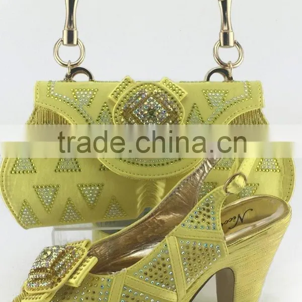 CSB5122 Fashionable Design Good Quality Fast Shipping Royal Blue Shoes Matching Bags for Ladies photo-4