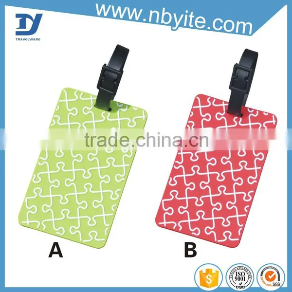 Custom id Card Holder Eco-environmental Rubber Luggage Tags Fashion Bag Tag photo-3