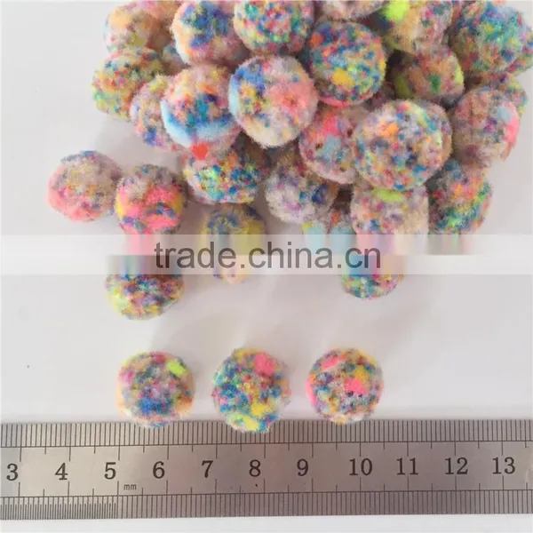 Factory Supply DIY Crafts Terylene Mixed Color Pompoms Toys for Kids or Wedding Party Decoration photo-3