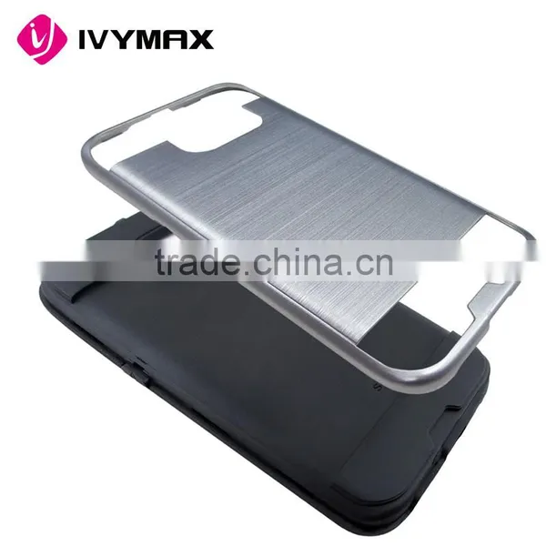 IVYMAX Luxury Brushed Design Soft TPU+PC Case Cover For Samsung Galaxy S7 G930 Phone photo-4