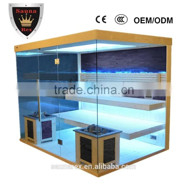 Computer Controled Luxury Home Sauna for 6 Person