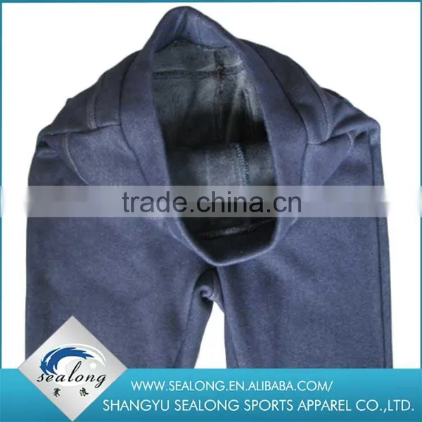 China Wholesale Women Sexy LADIES WINTER DENIM LEGGING photo-3
