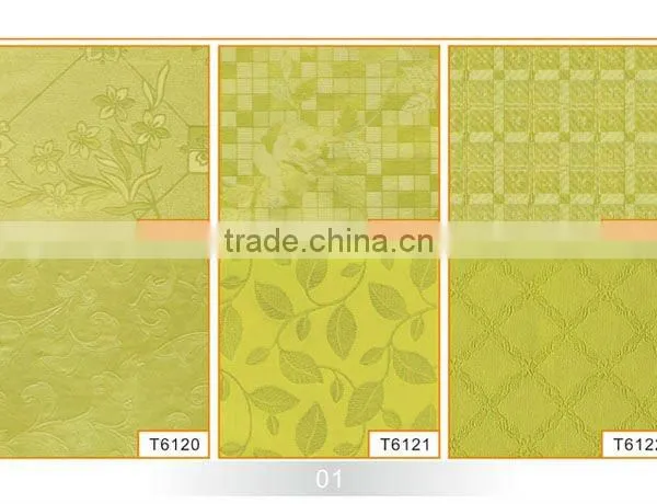 Hot Sell Pvc Non-woven Flower Design Tablecloth, Latest Design Printing Tablecloth
