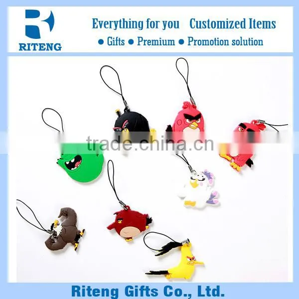 Cute Animal Shaped PVC Keychain Promotional Gift photo-3