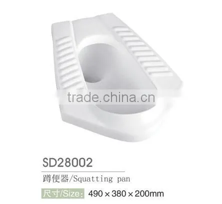 ceramic squatting pan