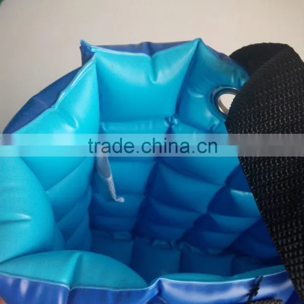 2 Color Durable Blue Portable Waterproof Woman's Bubble Beach Tote Large Bag photo-5
