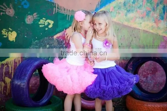 2015 Yiwu Factory Hot Sale Persnickety Girls Dancing Mini Skirts New Design Pettiskirt Baby Girl Ruffle Tutu Ballet Pettiskirt photo-6
