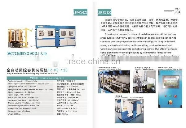 FR-PS-120 Automatic Pocket Spring Machine