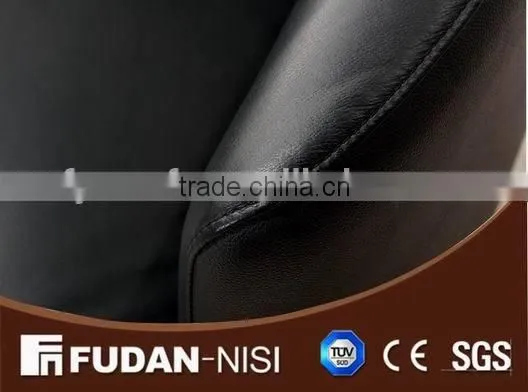 Italian Wood and Leather Modern Home Sofa Chairs photo-2