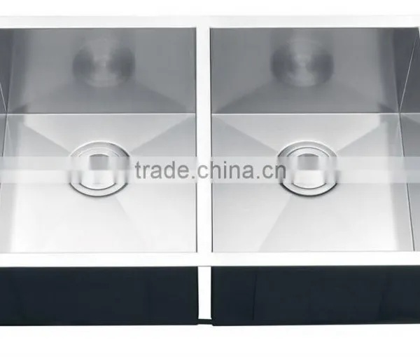 Undermount Stainless Steel Double Bowl Kitchen Sink With CUPC From USA photo-5