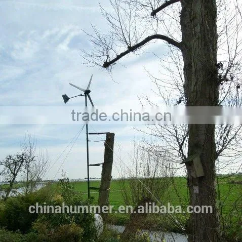 CE Certified Hummer 500w/1kw/2kw Wind Power System Home Power Battery Charging photo-4