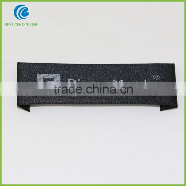 High Grade Custom Woven Labels For Clothing Center Folded Woven Tags photo-5