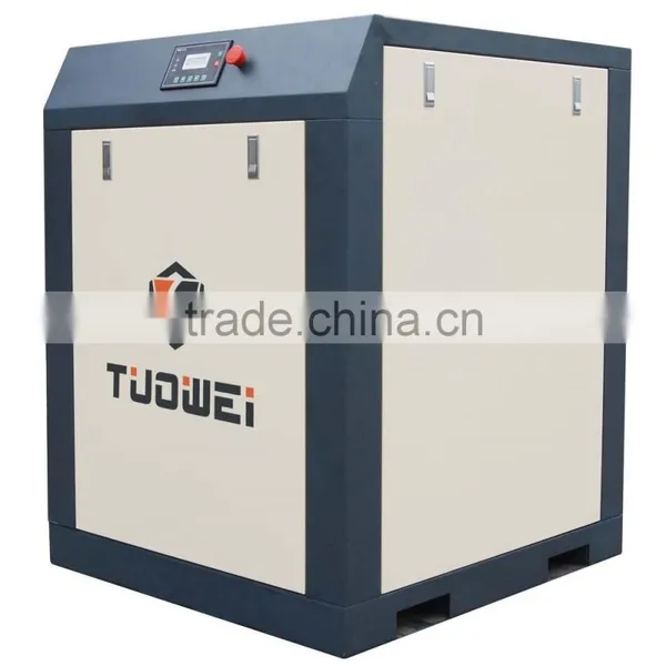 Air Cooling Lubrication 100% Oil Free Screw Compressor With Air Tank