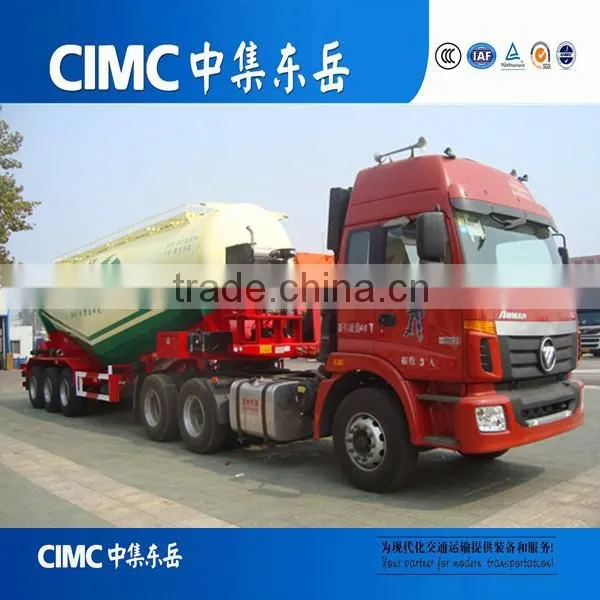 CIMC Brand 3 Axle Cement Bulker Banana Type New Produce photo-4