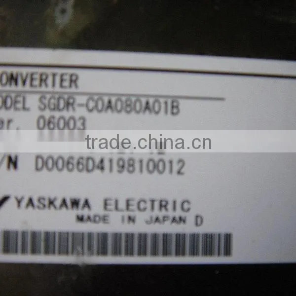 YASKAWA SERVOPACK SGDR-C0A080A01B With SERVOPACK photo-2