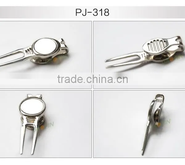 2016 New Style Metal Golf Ball Marker Hat Clip Divot Tool With Logo photo-5