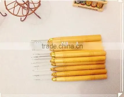 Cheap Hair Hook Needles Clamp Wood Needle Hook For Hair Extension Tools photo-5