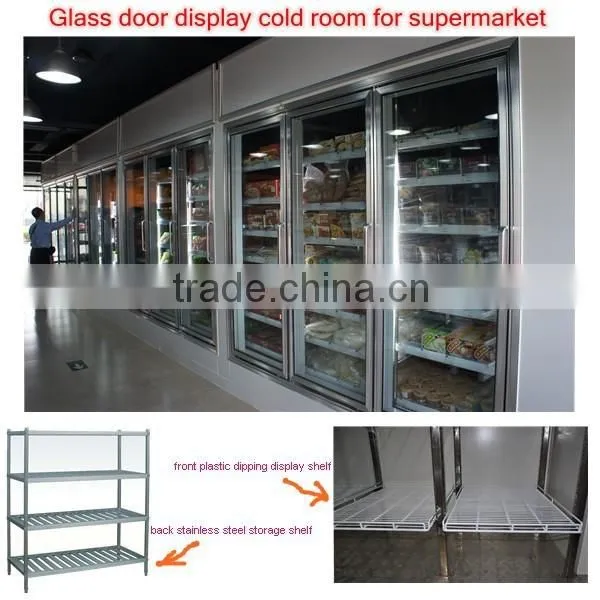 Freezing Glass Door Cold Room for Supermarket photo-3