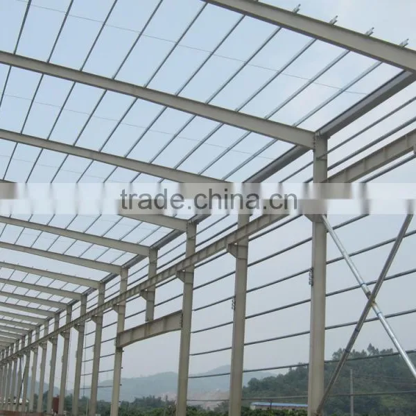Ivory White Pre-engineered Iron Structure Warehouse photo-3