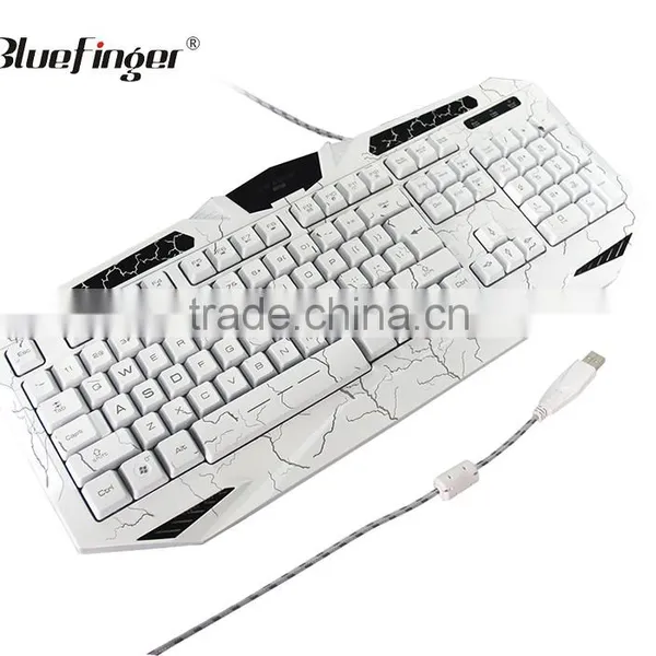 Shenzhen USB Wired Backlit White Keyboard Manufacturer photo-5