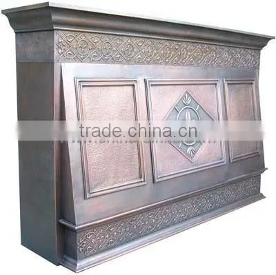 Detachable Large Copper Kitchen Hood