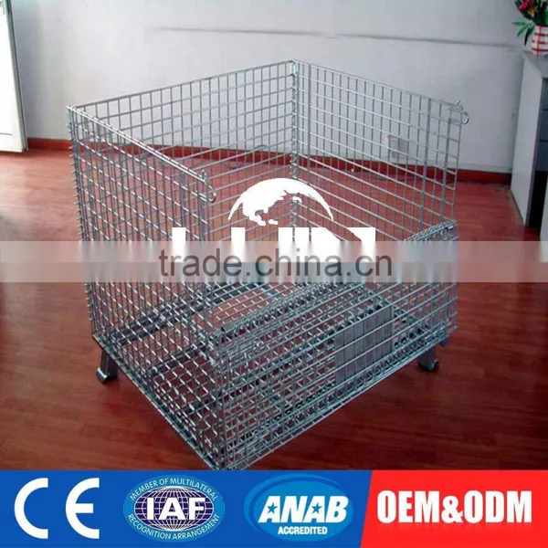 Custom Fitted Fold Heavy Duty Steel Cage Trolley Stainless Wire Storage Shelf photo-5