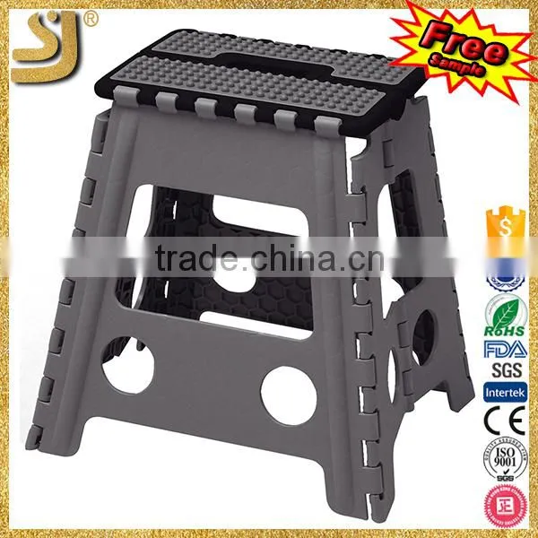 Wooden Folding Step Stool, Plastic Foldable Travel Stool, Modern Plastic Folding Stool photo-6