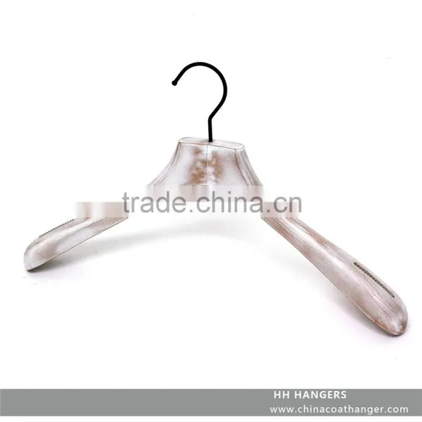 HH Vintage Brown Luxury Wooden Jacket Suit Clothes Hanger photo-5
